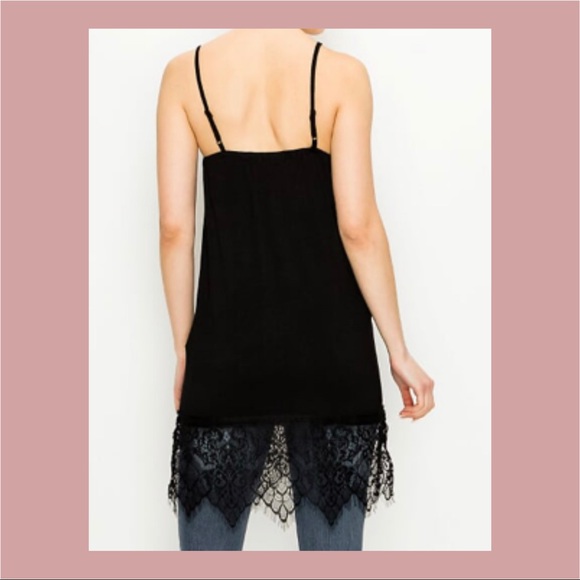 Black Origami By Vivian Dress Extender with lace - Picture 2 of 2